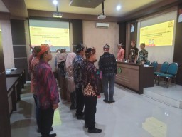 Wakili Danramil, Pelda Arif. S Babinsa Koramil 0816/05 Hadiri Pelantikan &amp; Pembekalan Anggota PKD