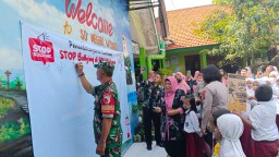 BABINSA KORAMIL WARU 0816/16 WARU MELAKSANAKAN EDUKASI STOP BULLYING DI SDN WEDORO