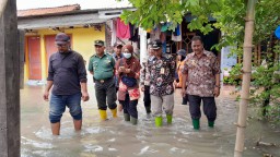 DANRAMIL 14 TAMAN DAN FORKOPIMKA KECAMATAN TAMAN TINJAU LOKASI FLOOD
