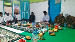 Jalin keakraban, Babinsa Koramil 0816/12 Prambon hadiri acara Tasyakuran di Pondok Pesantren Nurul Huda