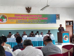 Danramil 0816/05 Hadiri RAT KUD Suka Maju Kecamatan Tulangan