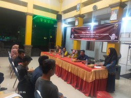 Babinsa Ramil 0816/13 Hadiri Rapat Pleno Terbuka Rekapitulasi Daftar Pemilih Hasil Pemutakhiran DPHP