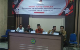 Pelda Arif. S Hadiri Acara Rapat Pleno terbuka dan Rekapitulasi Daftar Pemilih Hasil Pemuktahiran Pemilu 2024 Tingkat Kecamatan