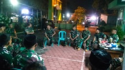 Dandim 0816/ Sidoarjo Beserta Perwira Staf Laksanakan Safari Ramadhan Ke Koramil Tarik