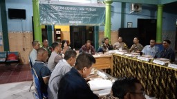Babinsa Koramil 0816/06 Tanggulangin Hadiri Rapat Forum Konsultasi Publik FKP