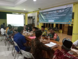 Serma Sukardi &amp; Serma Edi Pendampingan kegiatan rapat Forum Konsultasi Publik pendataan awal Regsosek