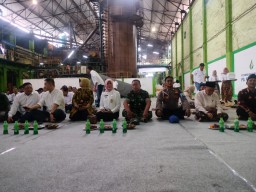 Danramil 0816/07 Krembung Hadiri Selamatan Buka Giling Thn 2023 di PTPN X di Krembung