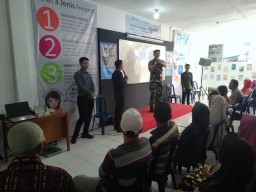 Danramil 0816/01 Sidoarjo sebagai Narasumber Sosialisasi Kesehatan di wilayah binaan Kelurahan Magersari Sidoarjo.