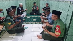 Peltu Marjuki Bati Tuud Koramil 0816/05 Laksanakan Tahlil dan Baca Yasin Bersama Untuk Keselamatan
