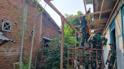 Kodim 0816/Sidoarjo awali kegiatan rutilahu di wilayah Kec. Gedangan