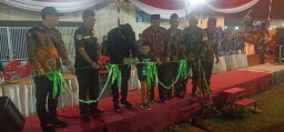 Peresmian lapangan sepakbola desa Jati oleh Bupati Sidoarjo