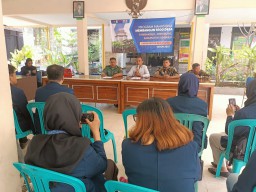 Babinsa Desa Tambakrejo melaksanakan Kegiatan Penerimaan dan Pengarahan Kepada MMD Universitas Brawijaya