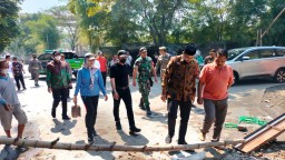 Bupati Sidoarjo Laksanakan Kegiatan Sidak Betonisasi Jalan di Wilayah Kec. Krembung