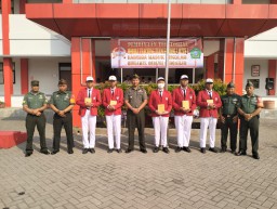 Koramil 0816/01 Sidoarjo goes to school dalam kegiatan MTTS 2023.