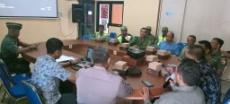 Danramil 0816/06 Tanggulangin Hadiri Rapat Koordinasi Tarantibum Peran Linmas