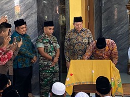 Safari Sholat Jumat Berkah di Wilayah Teritorial Koramil 0816/05 Tulangan