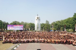 Dandim 0816 Sidoarjo Hadiri Upacara Peringatan Hari Pramuka ke 62