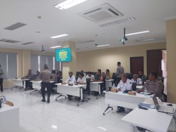 Tiga Pilar Pemdes Kebaron Hadiri Rapat Koordinasi Lomba Di Mapolresta Sidoarjo