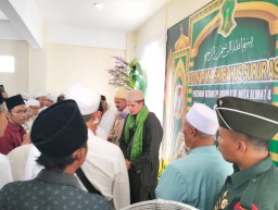 Babinsa Jabon berharap Peringatan 1000 Hari Al Maghfurllah KH Shobahus Surur Asif dapat pererat tali persaudaraan