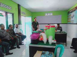 Tasyakuran Kenaikan Pangkat 2 Personil Koramil 0816/08 Jabon