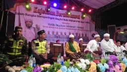 Bati Tuud Koramil 05/Tulangan Peltu Marjuki Bagi Tugas Monitoring Gema Sholawat