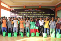 Sasaran ke sebelas Bakti TNI Gotong Royong Membangun Desa: Dandim Ajak Anggota dan Masyarakat Tetap Semangat