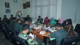 Dandim 0816/Sidoarjo bersama Dinkes Sidoarjo rakor tekan angka stunting