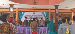 Danramil 0816/10 Balongbendo Hadiri Acara Pengambilan Sumpah dan Pelantikan Kepala Desa Kembangsri Balongbendo