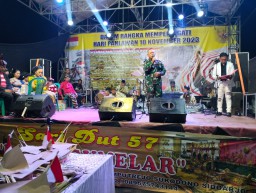 Danramil 0816/07 Krembung Hadiri Acara Peringatan Hari Pahlawan Bersama Anggota DPC LVRI Sidoarjo