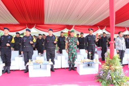 Dandim 0816/Sidoarjo menghadiri upacara HUT Brimob Tahun 2023