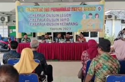 Danramil 0816/15 Sukodono Hadiri Pelantikan Perangkat Desa Suko