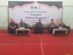 Dandim 0816/Sidoarjo Hadiri Kegiatan Focus Grup Diskusi Penguatan Moderasi Beragama