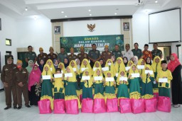 Kodim 0816/Sidoarjo Mengadakan Kegiatan Bakti Sosial untuk Memperingati Hari Juang TNI AD ke 78 dan HUT Kodam V/Brawijaya ke 75