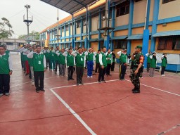 Pembekalan dan Pelatihan Dasar Kader Penggerak Nahdatul Ulama PD-PKPNU oleh Anggota Koramil 0816/03 Buduran