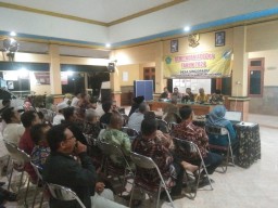 Babinsa Koramil 05/Tulangan Serka Nur Asandi Hadiri Musdes Penetapan APBDes Tahun 2024