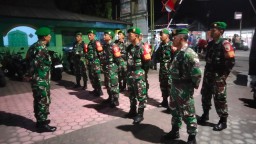 Peltu Marjuki Pimpin Apel Siaga Koramil 05/Tulangan Untuk Kondusivitas Wilayah