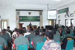 Dandim 0816/Sidoarjo Memimpin Pembinaan Netralitas TNI Jelang Pemilu dan Pilkada 2024