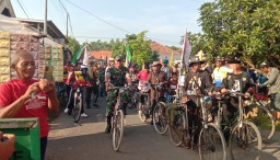 Dandim 0816/Sidoarjo dan KOSTI Rayakan Persaudaraan dalam Gowes Bareng Jubilasi Rojab ke-5 di Sidoarjo