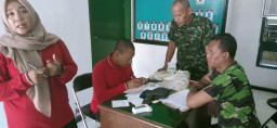 Puskesmas Tanggulangin Adakan Screening Kesehatan Di Markas Koramil 0816/06 Tanggulangin