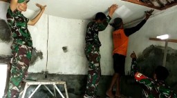 Program Rehabilitasi RTLH Koramil 0816/15 Sukodono Capai 80 Persen
