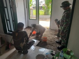 Program RTLH Mandiri Koramil 0816/14 Taman di Desa Bringinbendo Hampir Selesai