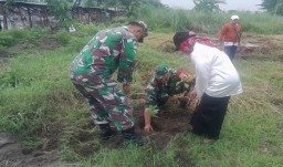 Peduli Kelestarian Alam Dan Lingkungan, Koramil 14 Taman Lakukan Penanaman Pohon