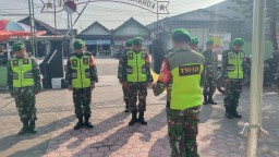 Antisipasi &amp; Kesiapsiagaan Jaga Siskamtibmas Wilayah, Personil Koramil 0816/05 Tulangan Apel Siaga Hari Buruh Internasional