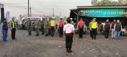 Koramil 0816/09 Krian Berperan Aktif dalam Pengamanan Fun Run Ulang Tahun SMK 1 Krian