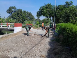 Karya Nyata TNI dan Warga, Pembangunan Jalan Sasaran TMMD Mencapai Tahap Penting