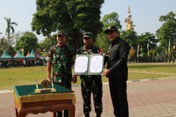 TMMD ke-120 Kodim 0816/Sidoarjo Resmi Ditutup, Diharapkan Kebersamaan dan Semangat Gotong Royong harus tetap terjalin