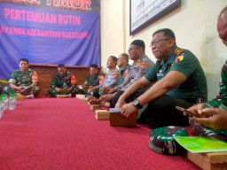 Jalin Senergitas TNI-POLRI, Polsek Dan Koramil 0816/15 Sukodono Gelar Apel Dan Doa Bersama