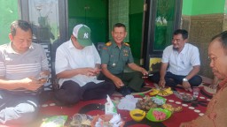 Babinsa Koramil 0816/05 Tulangan Hadiri sosialisasi Rembug Tani