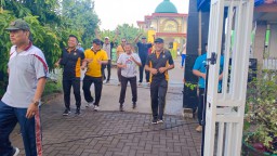 Jalin Kebersamaan Dan Keharmonisan Koramil dan Muspika Lakukan Senam Bersama.