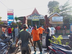 Jalin KeharmonisanAnggota Babinsa Koramil 05 Tulangan Melaksanakan Senam Bersama Muspika